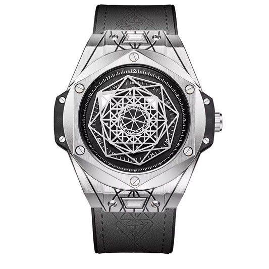 Geometric Metallic Watch