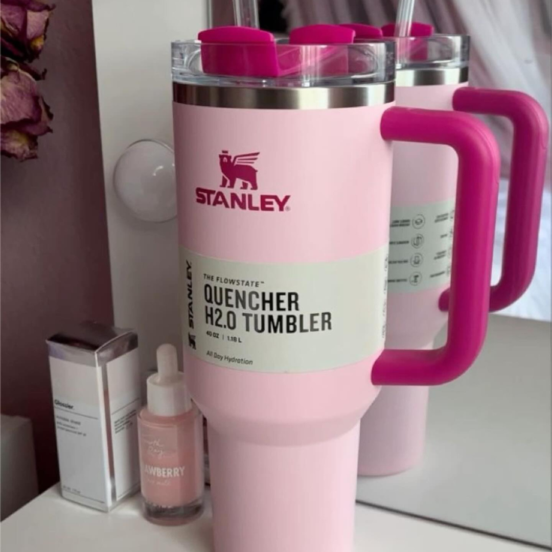 Stanley H2.0 Quencher FlowState Tumbler 40oz (Flamingo)